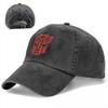 Summer Cap Sun Visor Autobots Red Hip Hop Caps Transformer Science Fiction Action Cowboy Hat Peaked Trucker Dad Hats