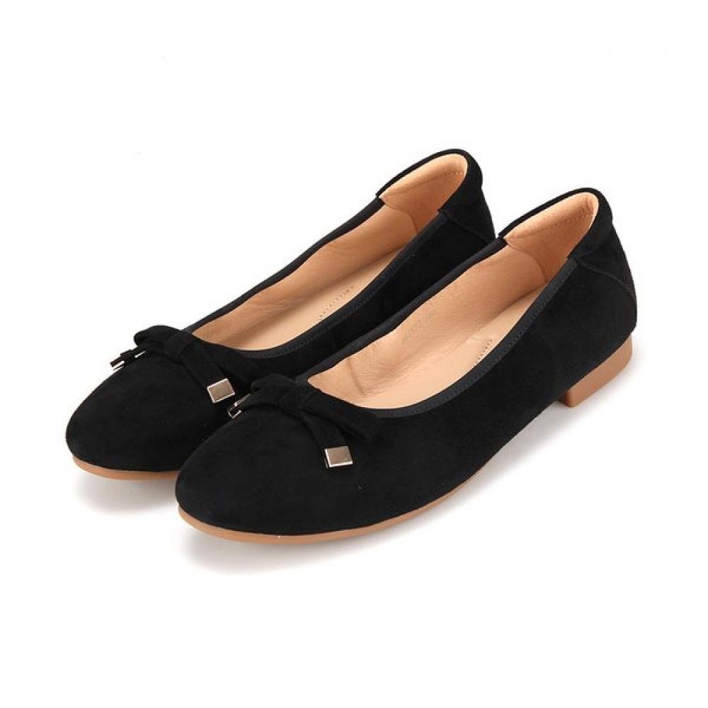 

Barbara Lambskin Suede Soft Flat 1.5cm Bbi572bk 250mm