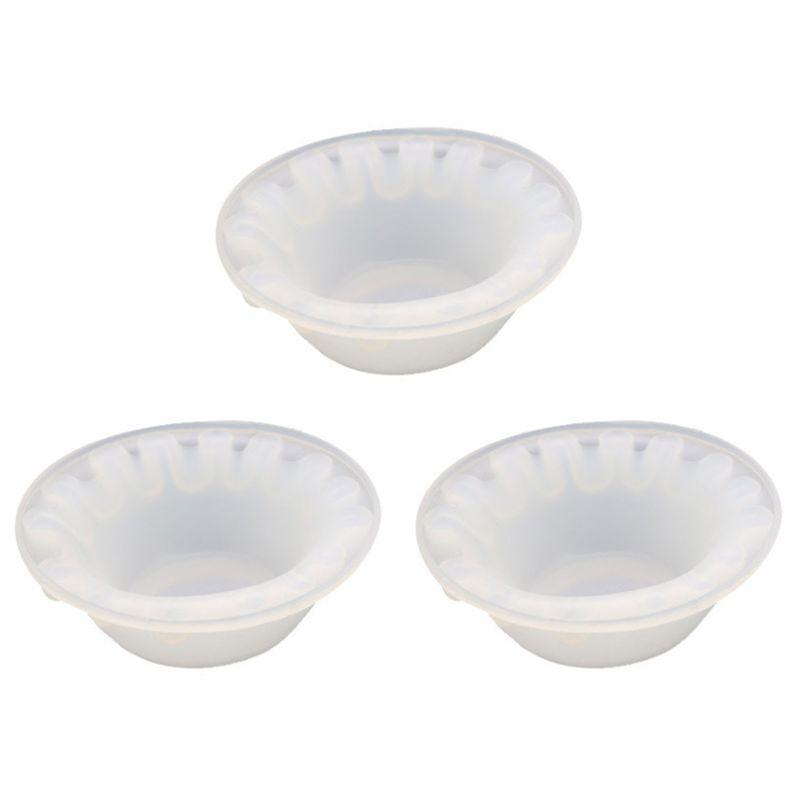 

Aug. 3X Resin Silicone Molds Dish Tray Bowl Epoxy Resin Casting Molds For DIY Crafts Jewelry Storage Trinket Container прозрачный белый