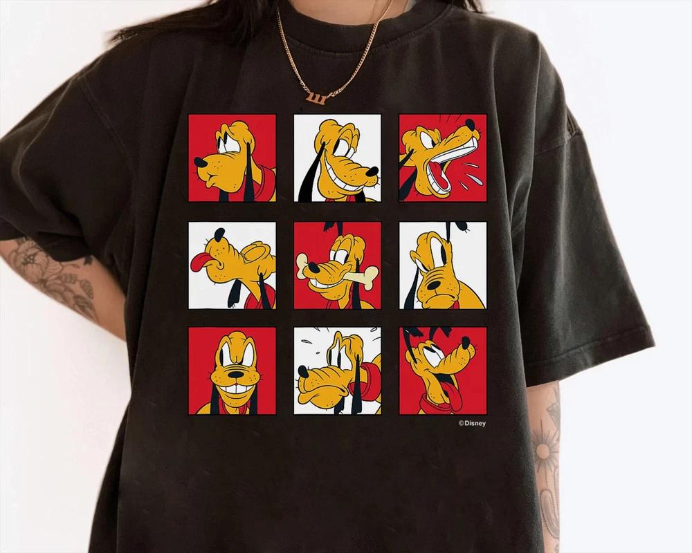 Pluto Grid Of Emotions TShirt Unisex Adult 2025 S