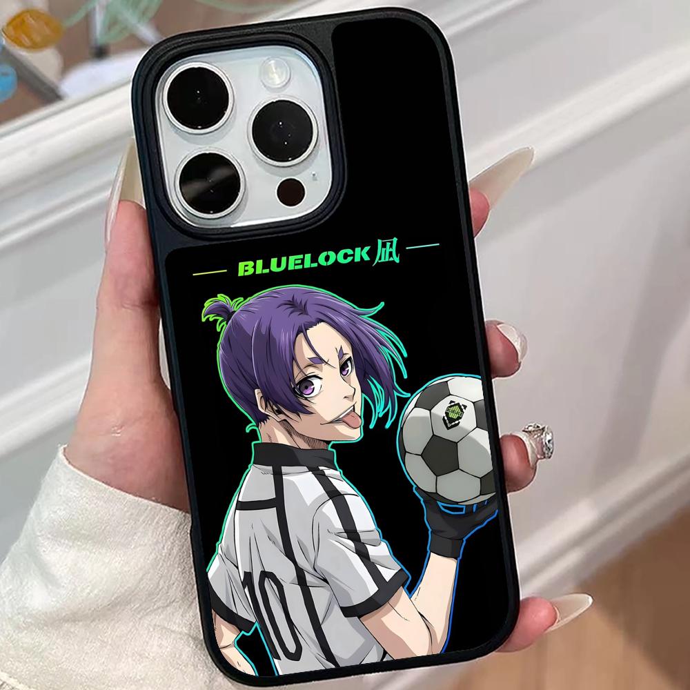 Blue Lock Reo Mikage Matte Surface  Mobile Phone Case for iPhone 17 16 15 14 13 12 11 Air Pro Max Plus Colorful Cover