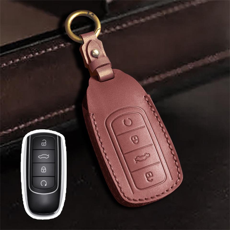 Handmade Car Key Cover for Chery Tiggo 8PLUS, Omenda, Little Ant, Arrizo Models