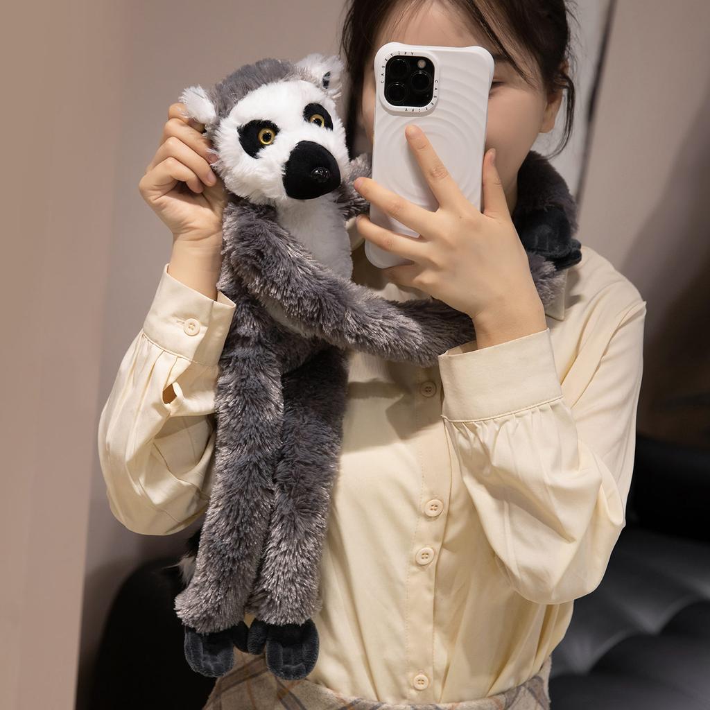 Simulation Long Arms Animal Plush Toy Cute Mom&Baby Gorilla Monkey Chimpanzee Sloth Lemur Doll Hanging Decorations Ornaments