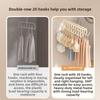 Modern Simple Clothing Organizer With 20 Hooks For Dorm And Home Storage