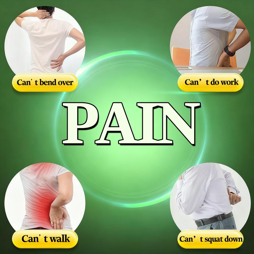 Self-heating Lumbar Patch-Low Back Pain Relief Plaster with Ginger/Cordyceps Herb, Heat Releasing Support for Office & Athletes (6/18/30)Pcs)