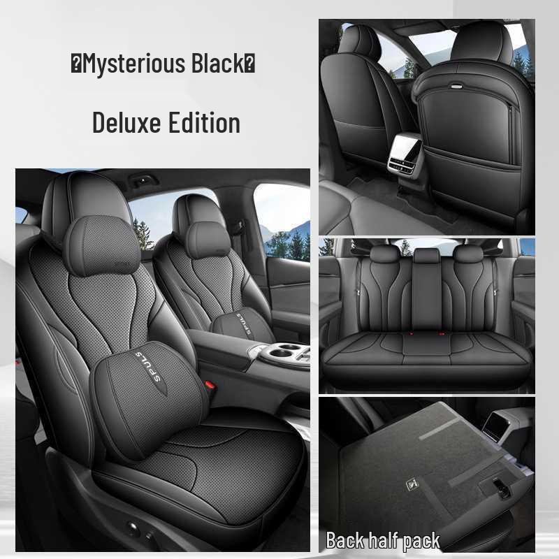 Xiaopeng G7 Four Seasons Leather Seat Cushion | Full Coverage, Universal Fit for Five-Seater.
