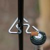 Outdoor Camping Multifunctional Integrated Hook Metal Tent Light Rack Double Headed Hanging Rack Two-Way Loop Hanging Hook