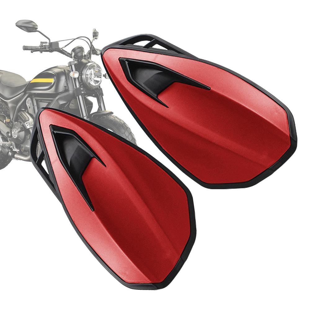 

Ветрозащитный кожух для мотоциклетной ручки, 2 шт., защита от ветра и падения, защита для внедорожного транспортного средства красный