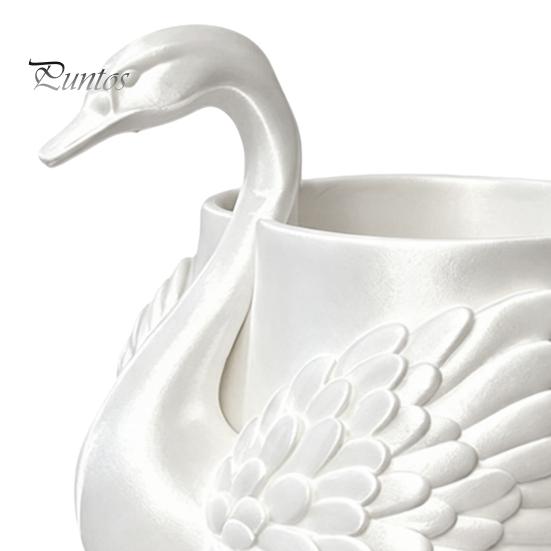 Professional Office Accessories Elegant Swan Pen Holder, Durable PLA Pencil Organizer, Decorative Large Stationery Storage Holder Capacity Container