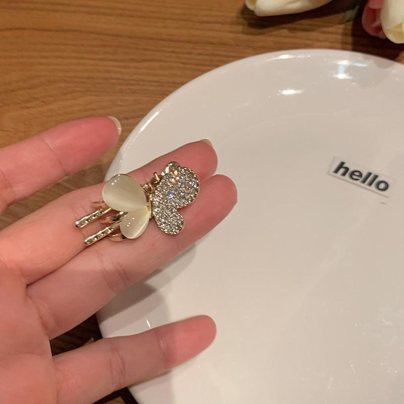 

Super fairy opal butterfly hairpin, Korean new broken hair bangs clip, grab clip, versatile side clip hair accessories