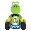 Sanei Boeki Super Mario & Mario Kart World Yoshi Plush Toy, W17 X D27 X H23cm (MKW02)