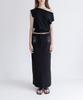 Yansisi Maxi Flower Skirt - Black