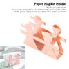 Vertical Napkin Holder Humanoid Pattern Iron Art Napkin Holder Multifunction Metal Napkin Holder Desktop