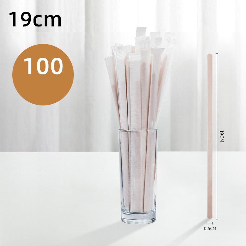 

GIANXI Disposable Stirring Stick Handmade Coffee Mixing Sticks Individual Package Beverage Mixing Tool Coffee Accessories