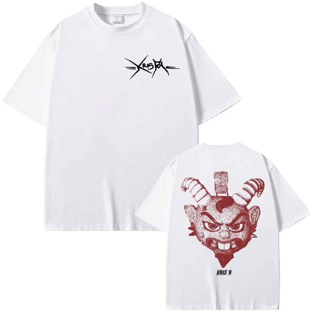 Rapper Kris R Ec Trap De Medallo Album Graphic TShirt Men Women Harajuku Vintage Classic Tshirts Short Sleeve Top