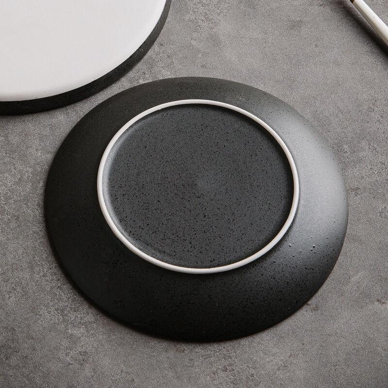 Donzhu Matte Black Ceramic Dinner Plate