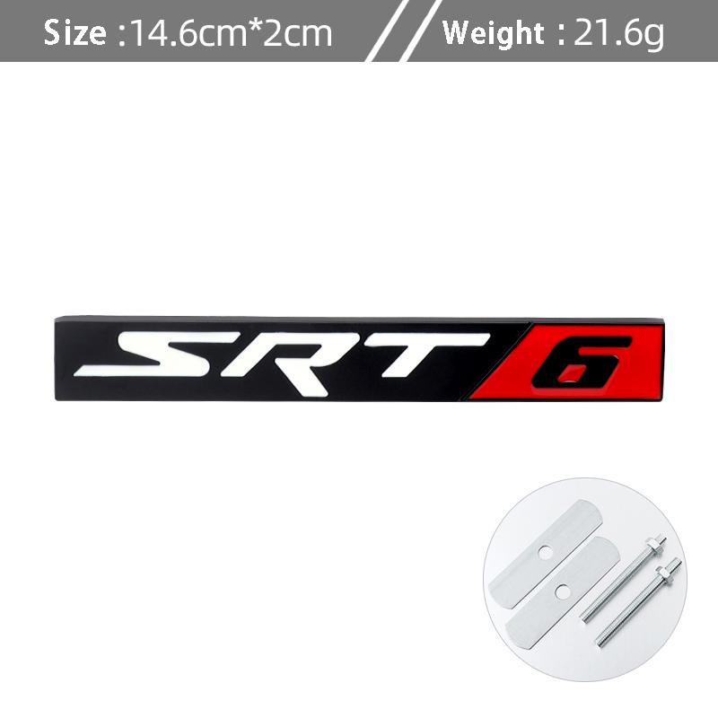 1 ks 3D kovové odznaky emblémy nálepky Sxt6 Sxt8 pro Ram Caliber Journey Sxt8 Sxt6 Srt6 Srt8 Caravan Autodoplňky