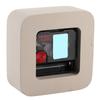 Simple Design Desk Clock Grey White Quiet Clock Simple Table Clock  Home Decoration
