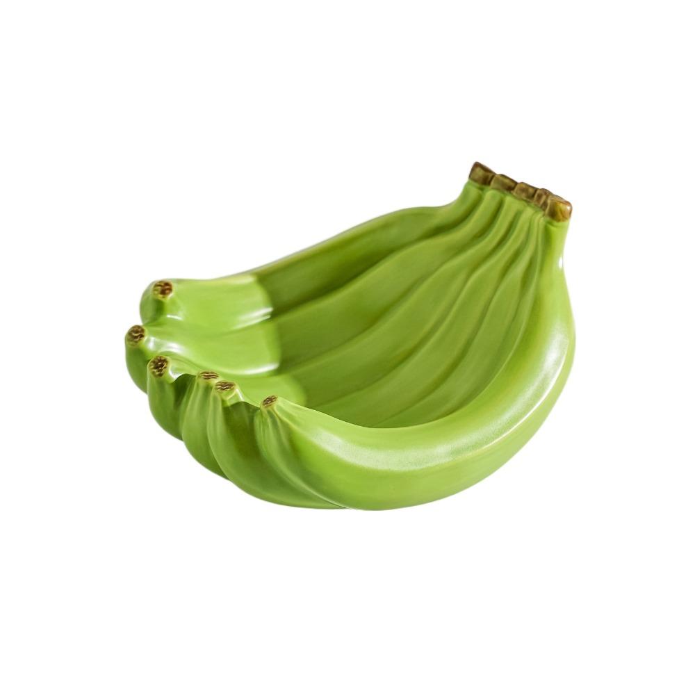 Creative Banana Shaped Storage Tray Ceramic Dessert Plate Tableware Storage Container  Snack