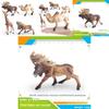 Wildlife Animal Model Set Pvc Camel Giraffe Educational Collectible For Kids Nature Learning