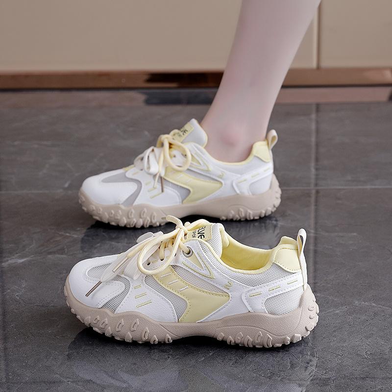 Retro platform German training shoes women's 2025 new summer mesh breathable versatile casual Forrest Gump sports shoes K06