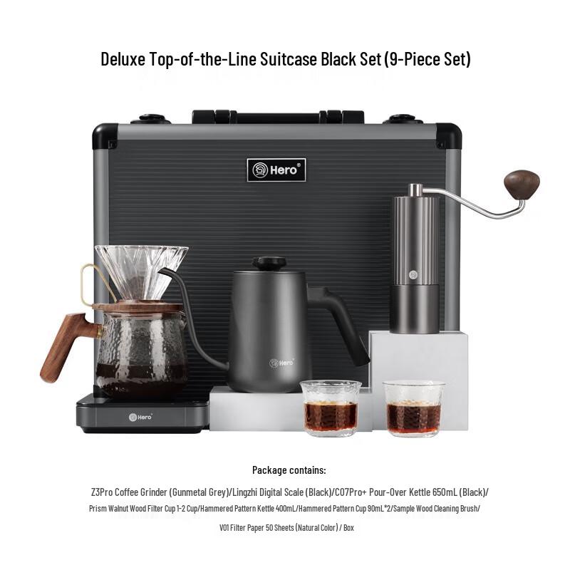 

Hero Portable Pour-Over Coffee Maker Travel Set