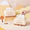 Adorable Bread Tissue Box Plastic Facial Tissue Holder Practical Desk Tissue Case  for Home
