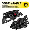 2x Ide Door Black Bezel Handle Left+Right Fit Kia Koup Hatchback Sedan Forte