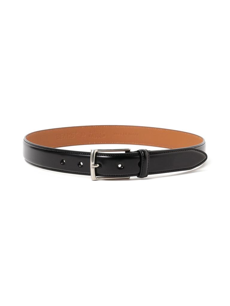 [BEAMS PLUS] Leather Belt Cordovan Belt Men's BLACK 34 38520004905
