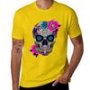Sugar Skull Day Of The Dead Cool Bone Head Skulls Gift Idea T-Shirt customizeds quick-drying t shirts men