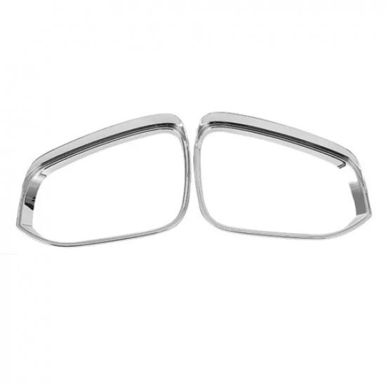 For 24-25 Toyota Grand Highlander Chrome Rearview Mirror Rain Eyebrow Cover Trim