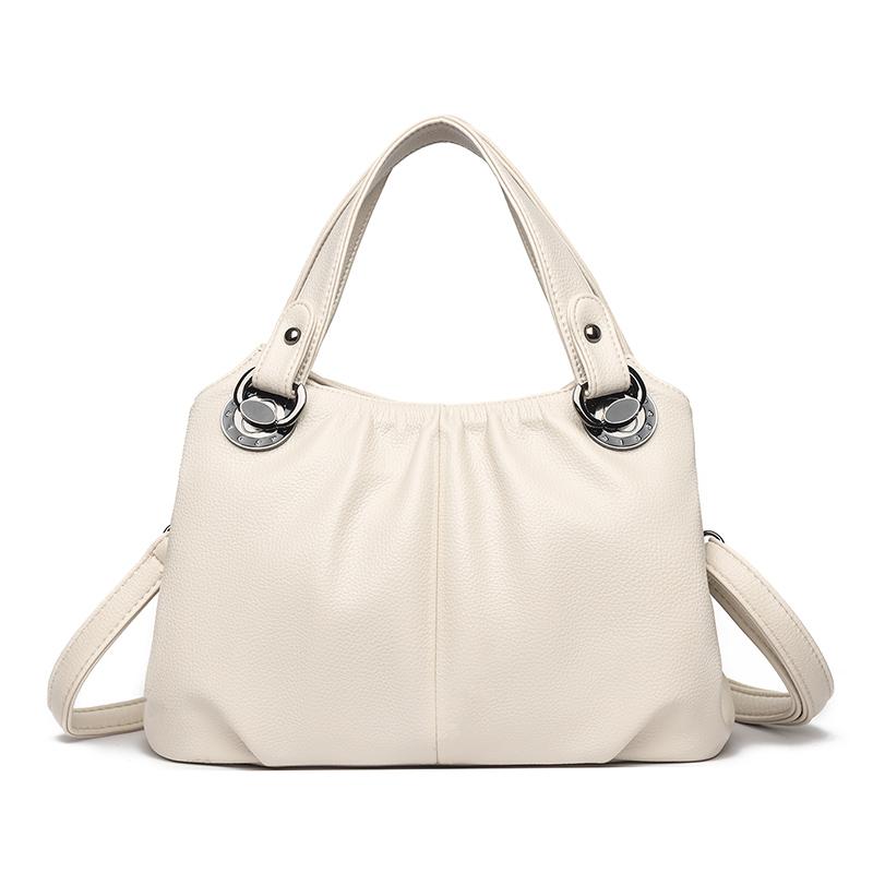 

New pu leather Solid Color Casual Crossbody Bags with Large Capacity and Simple Women s Shoulder Bag High-quality Women s Bags бежевый