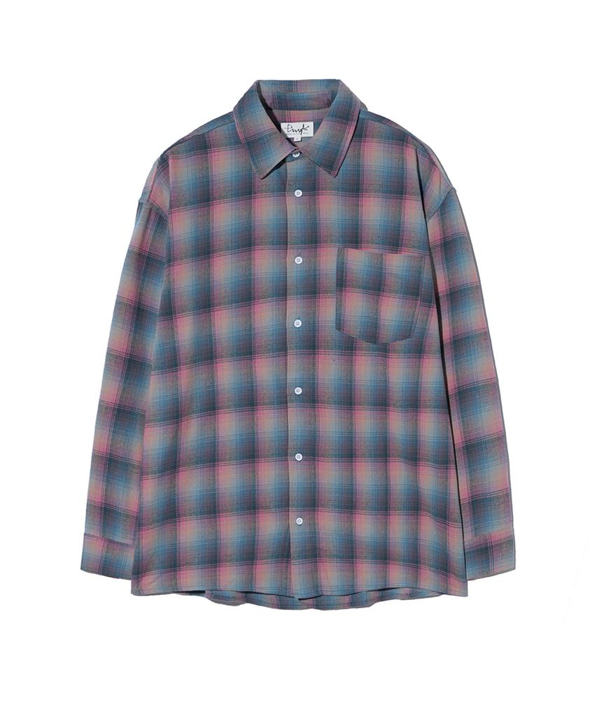 PHYSICAL DEPARTMENT Flannel Chiefs Tartan Check Shirt_Light Blue