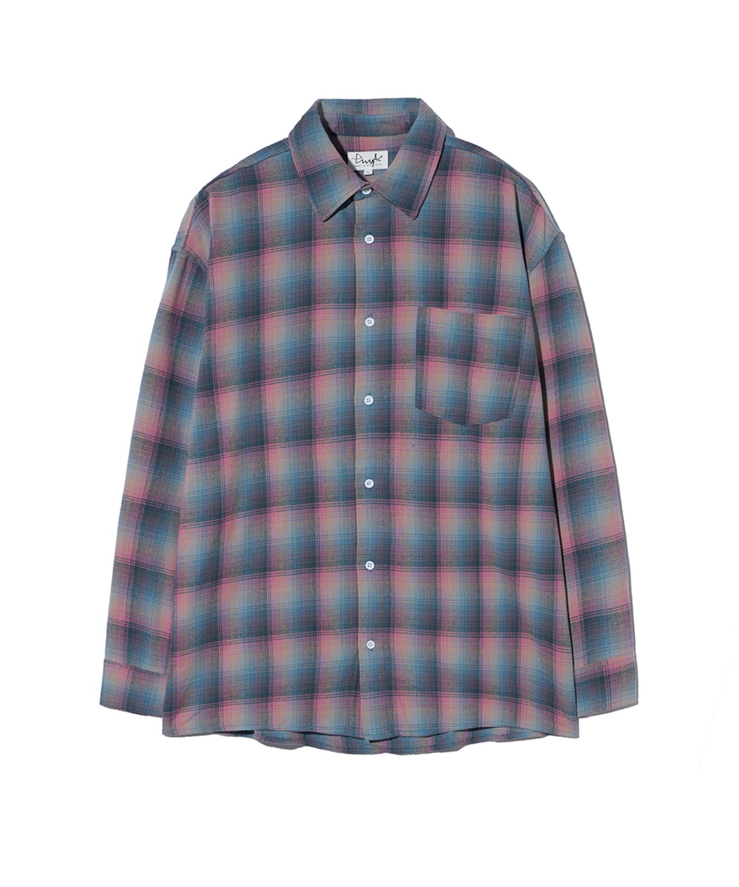 Фланелевая рубашка в клетку тартан Chiefs_Светло-синий Light Blue/M