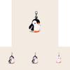 Plush Penguin Keychain With Real Mink Fur For Collectors And Giftgiving