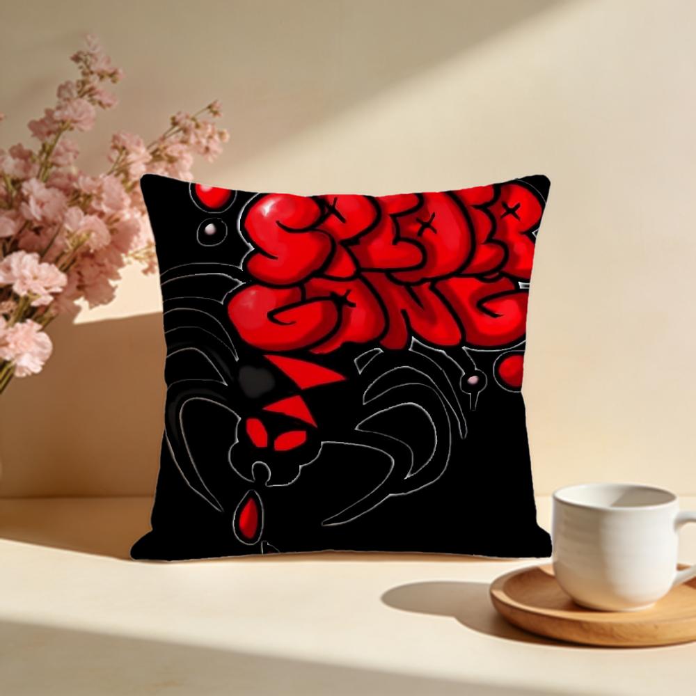 

Popular LLil Darkieable Cushion Cover Stylish Washable Pillow Cover Ideal for Couch Bedroom Car Decoration 30X30cm