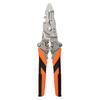 Wire Crimping and Cutting Pliers, Manual Stripper Tool with Grip Head, Fold Lock Storage and Controlled Handling for Repair Work Use