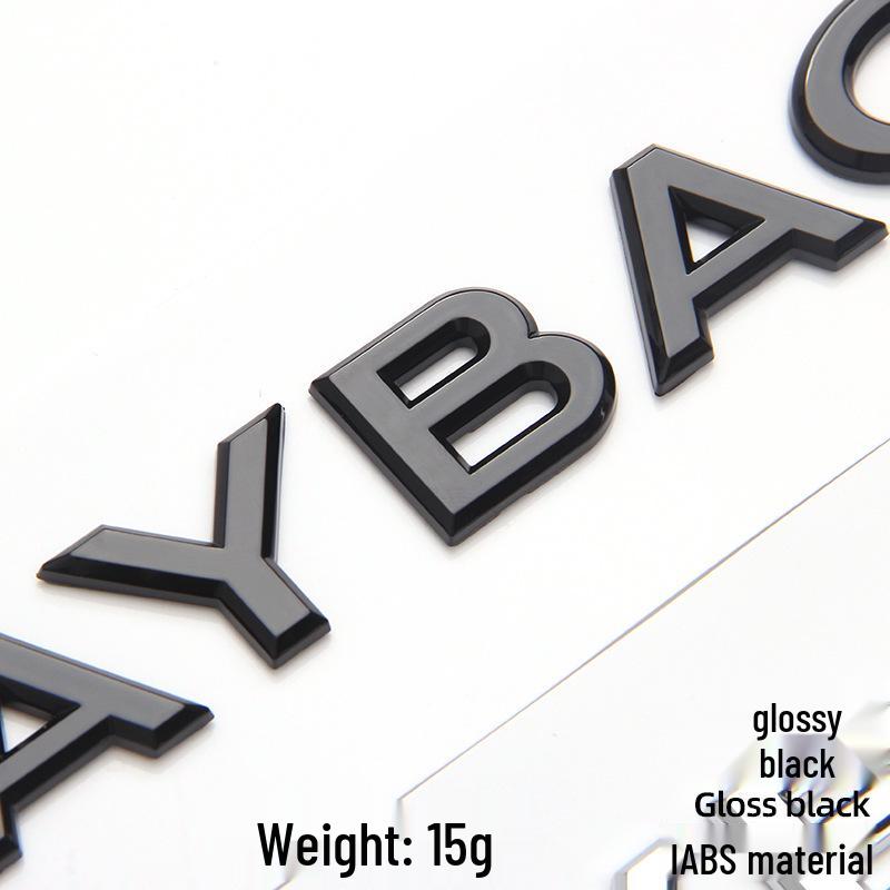 Maybach S-Class Viano Rear Trunk Badge - English Letter Mod Kit