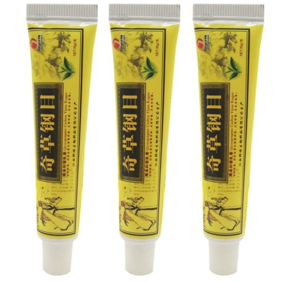 3 Pcs Cream Effective Odorless Lightweight Eczema Dermatitis Chinese Herbal Cream for Daily