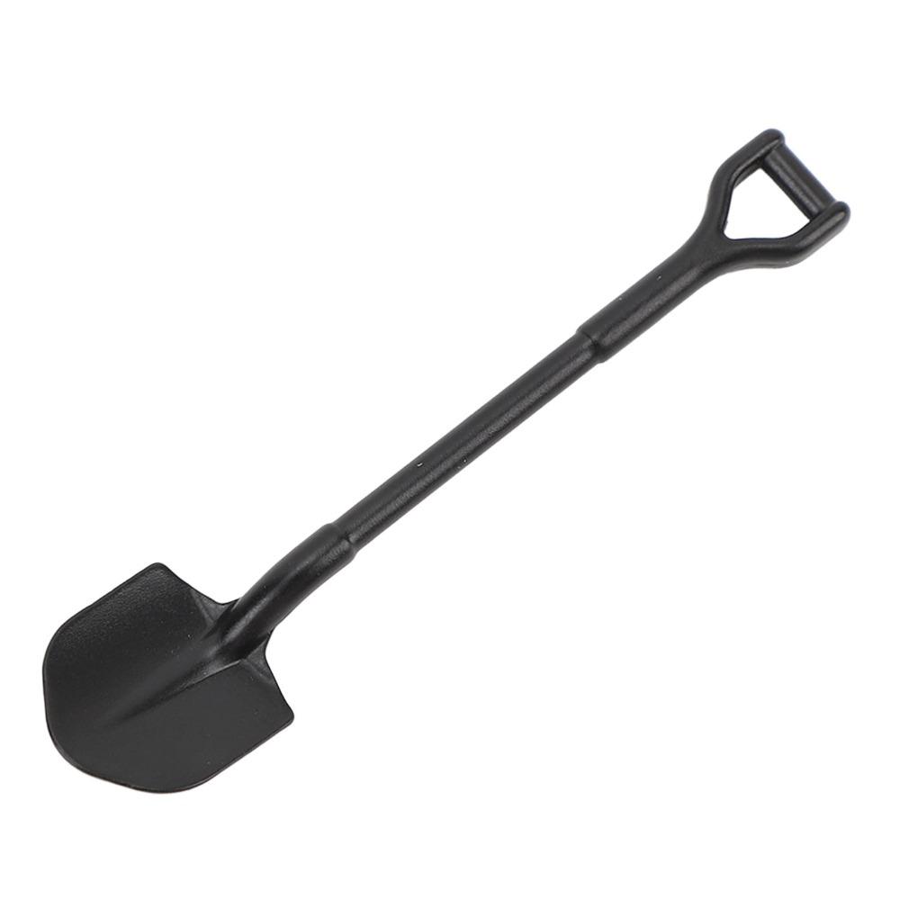 2Pcs Black RC Metal Shovel Decoration Set Iron Simulation Accessory Shovel For RC Crawler Cars