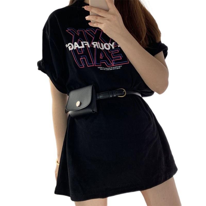 Trendy Women's Punk Fashion Uniform Accessory Featuring Stylish Chain Waist Belt And Mini Pouch
