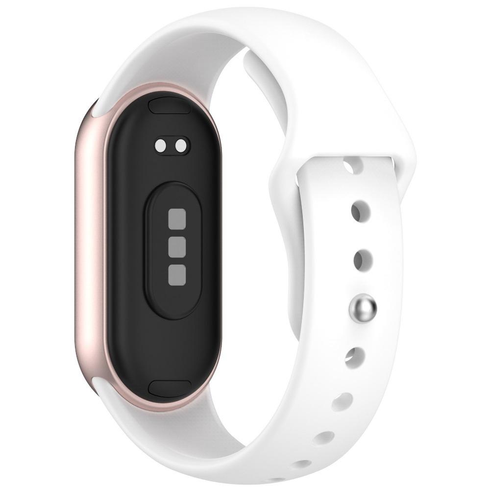 Replacement Silicone Strap for Xiaomi Band 10 9 8 with Solid Color Reverse Buckle Durable Comfortable Fitness Tracker Accessory