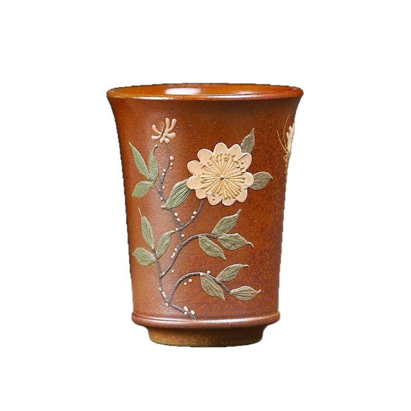 

70ml Yixing Purple Clay Teacup Elegant Tea Bowl Single Cups Tea-tasting Smelling Cup Jianzhan Master Cups Tea Items Accessories As Your Choose