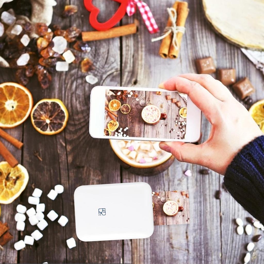 Hanin MT53 Mini Bluetooth Portable Color ID Photo Printer