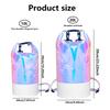 1PC 10/20L Dazzling Colorful Dry Bag Beach Outdoor Sports Bag Large Capacity Shoulder Crossbody Camping Beach Fishing Waterproof Bag
