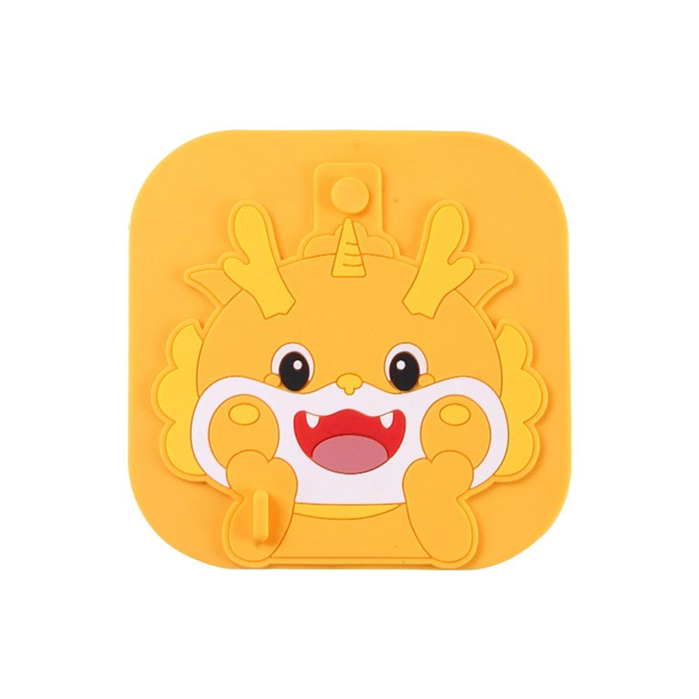 Silicone Sewer Floor Drain Cover Anti Odor Anti-insect Floor Drain Pad Anti-blocking Cartoon Shower Drain Cover жёлтый