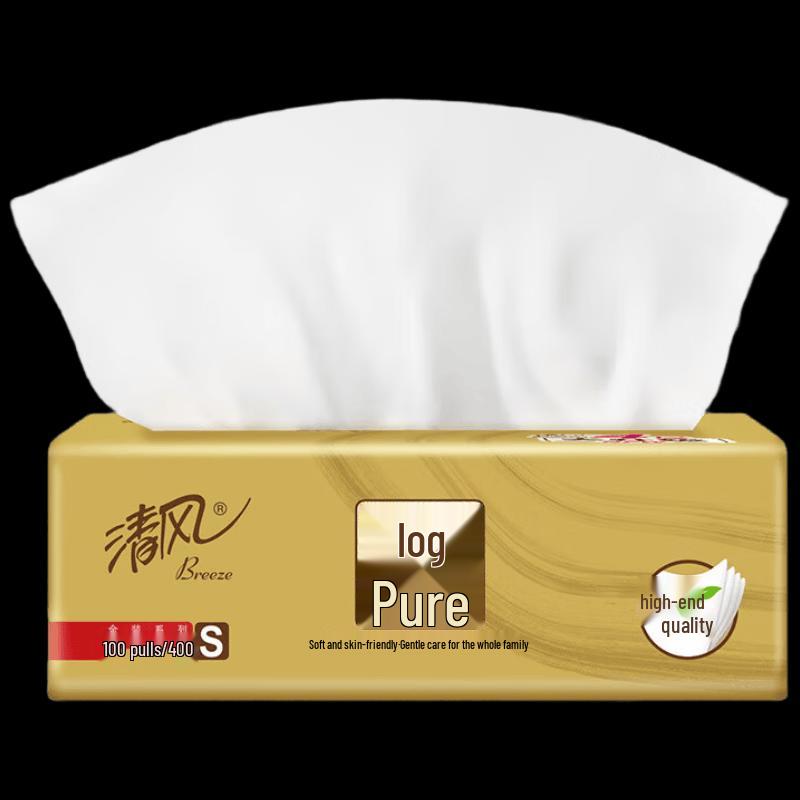 Qingfeng Gold Edition 4-Ply Facial Tissues