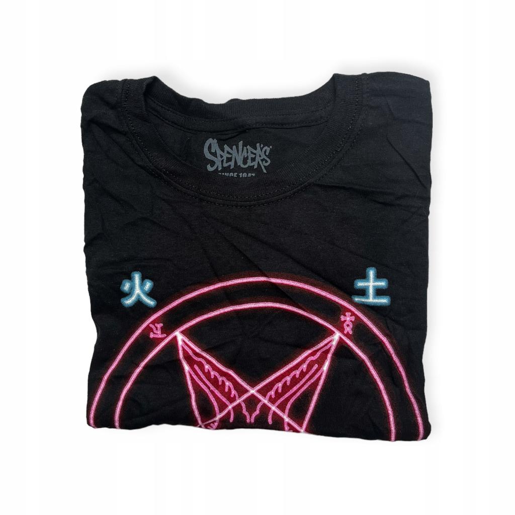 Koszulka T-shirt męski okrągły dekolt SPENCER'S NADRUK M