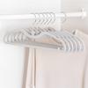 Space Saving Short Neck Hanger with Silicone Coating Anti Slip Rubber Paint Clothes Hanger for Small Wardrobes