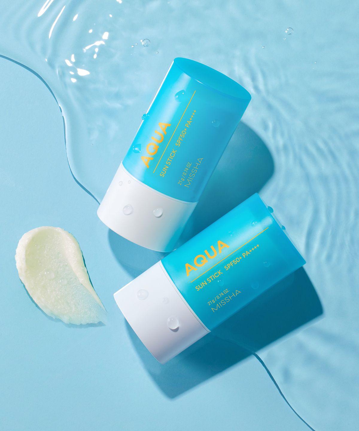 [2 Pieces] All Around Safe Block Aqua Sun Stick Waterproof 21g
